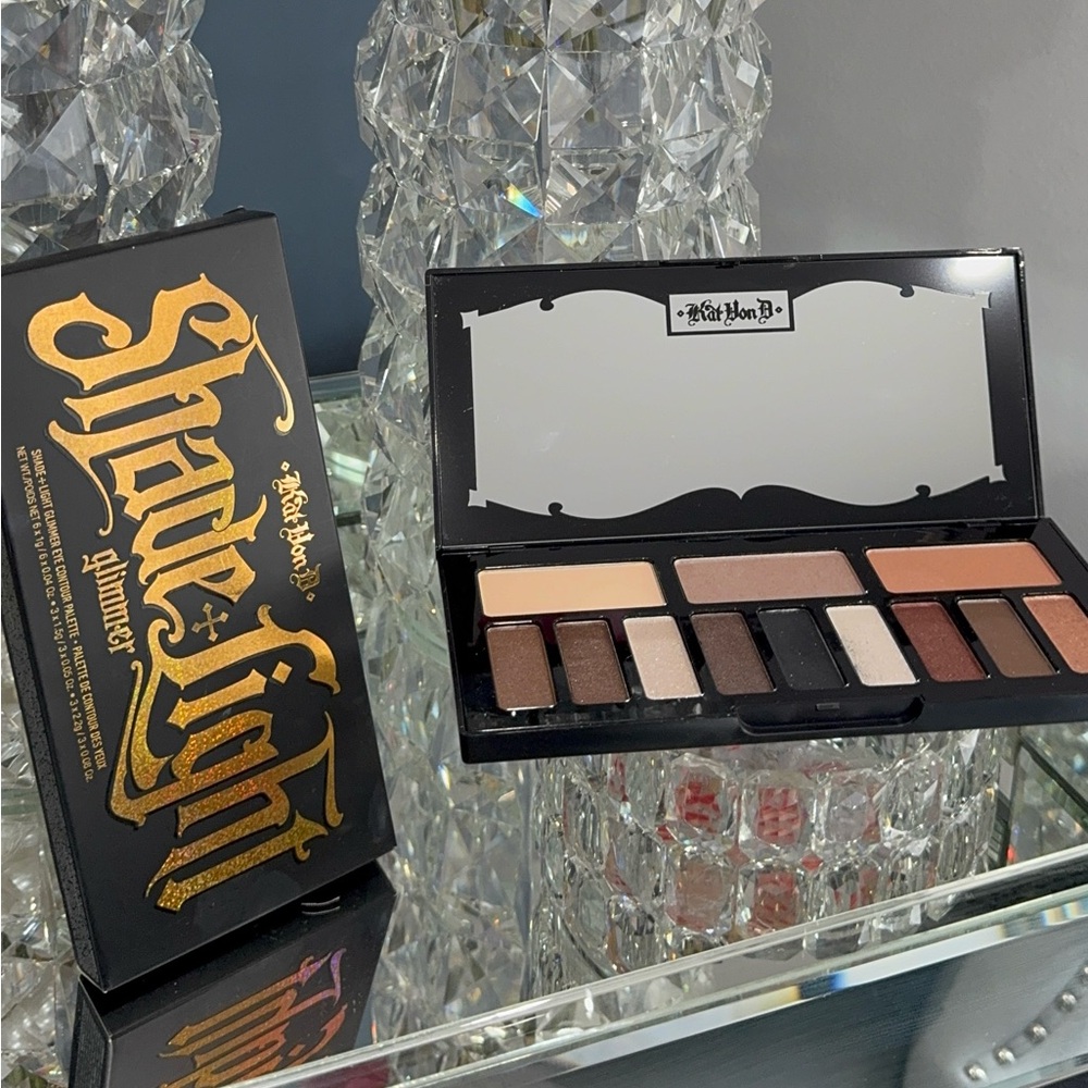 KatVonD shade+Light glimmer shade+light glimmer eye contour palette 24 colors